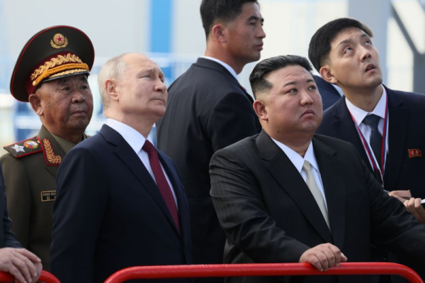 At summit with Putin, Kim Jong Un pledges to 'always be standing with Russia'