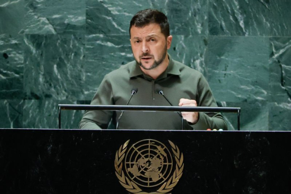 In fiery speech to United Nations, Zelensky warns Russian 'evil cannot be trusted' In fiery speech to United Nations, Zelensky warns Russian 'evil cannot be trusted'