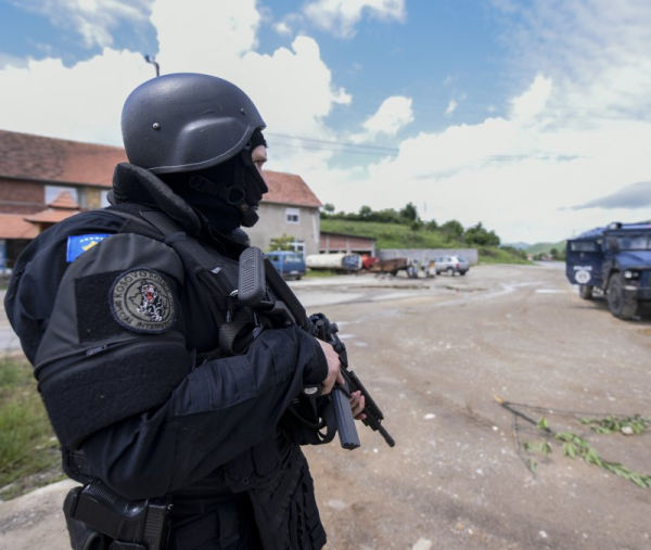 Standoff continues between Kosovo police, band of gunmen after village ambushed Standoff continues between Kosovo police, band of gunmen after village ambushed