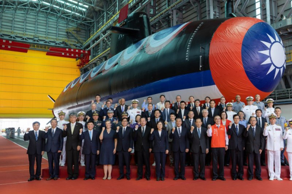 Taiwan unveils first domestically-made submarine Taiwan unveils first domestically-made submarine