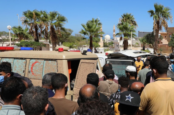 U.N. revises down Libyan death toll though expects figure to again rise