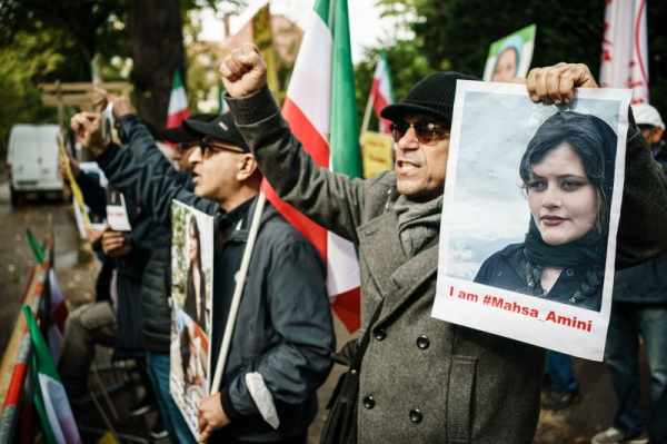 Woman who died in Iranian police custody named as finalist for EU's top human rights prize