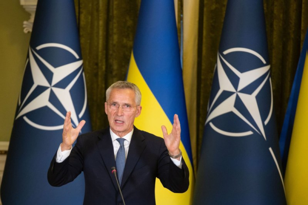 NATO ministers pledge to support Ukraine 'as long as it takes' NATO ministers pledge to support Ukraine 'as long as it takes'