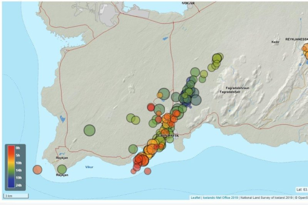 Underground magma flow forces evacuation of Icelandic town after quakes