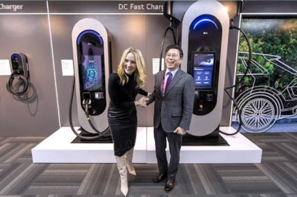 LG's first U.S. EV charger plant goes into production LG's first U.S. EV charger plant goes into production