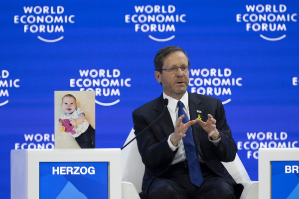 President Isaac Herzog: Israel can't consider peace agreements amid threats President Isaac Herzog: Israel can't consider peace agreements amid threats
