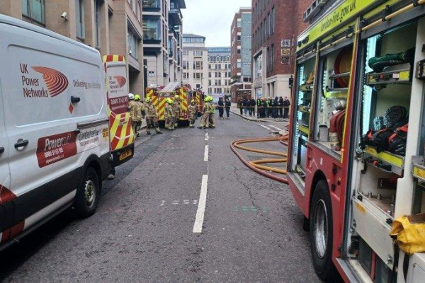 1,500 evacuated after electrical fire near Central Criminal Court in London