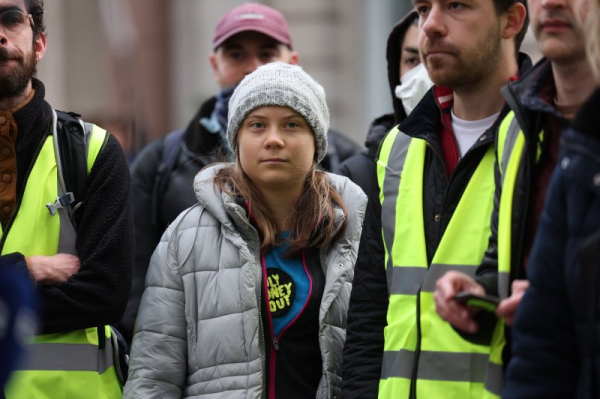 Greata Thunberg appears in London court to face charges over October climate protest