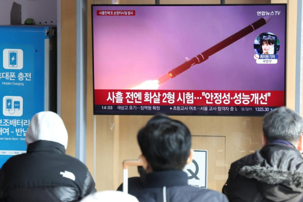 North Korea fires several cruise missiles into East Sea North Korea fires several cruise missiles into East Sea