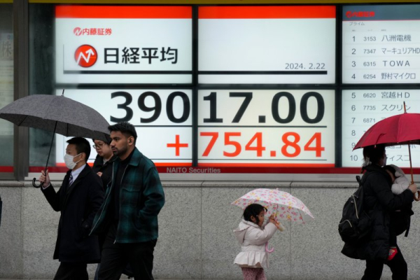 U.S. S&P 500, Japan's Nikkei hit all-time highs as Nvidia stock surges