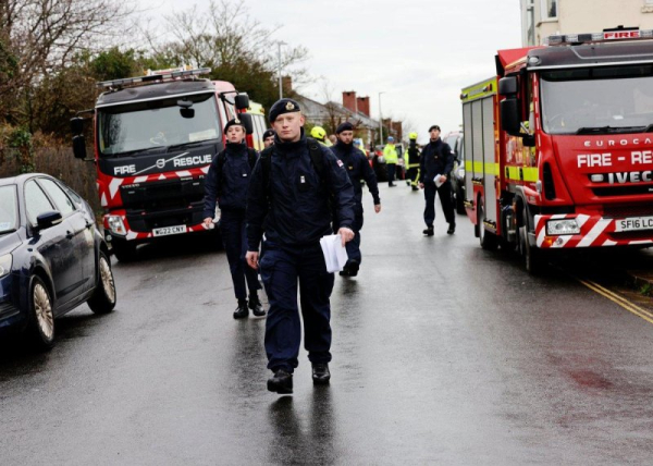 World War II-era bomb transported out of British garden to be detonated at sea
