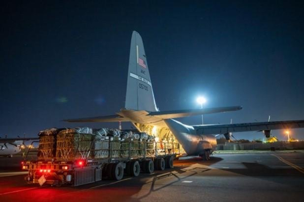 First U.S. humanitarian aid successfully air-dropped in Gaza, military says