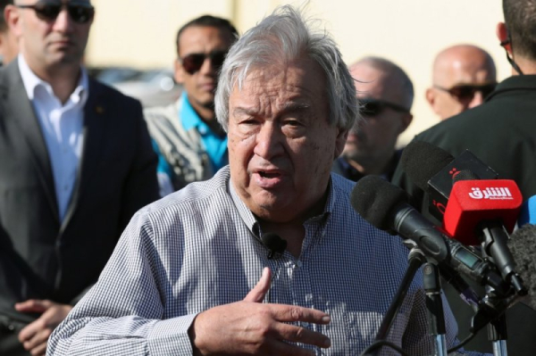 U.N. secretary-general calls for immediate cease-fire at Rafah border crossing