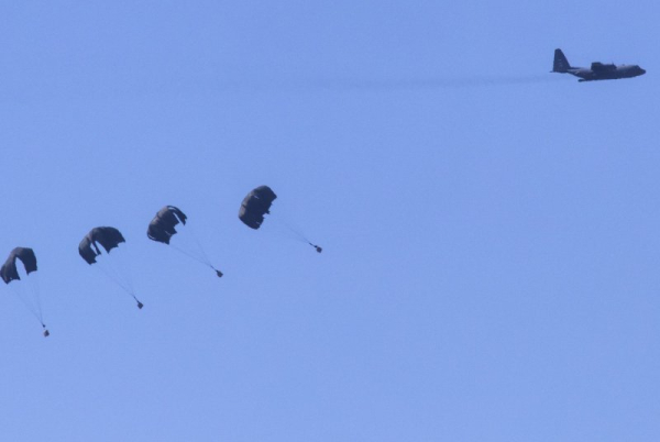U.S. continues to airdrop aid into Gaza