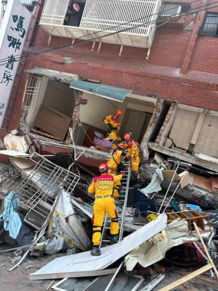 Rescuers search through rubble for survivors as Taiwan reels from earthquake