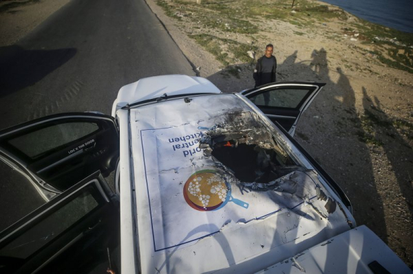 World Central Kitchen halts Gaza activity in wake of deadly airstrike on food aid convoy