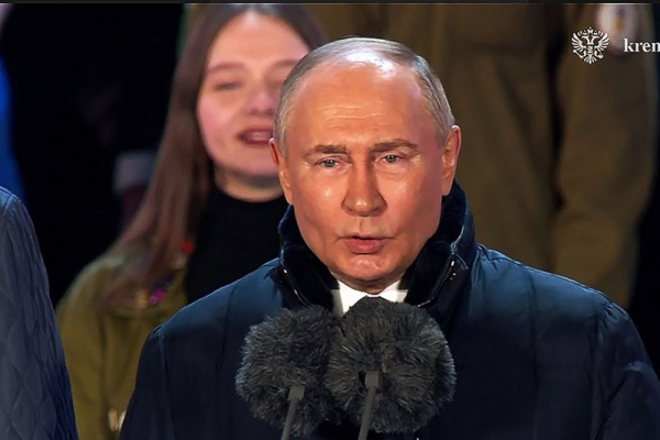 Putin says Russia seeks 'buffer zone' in Kharkiv; drone attacks knock out power in Crimea