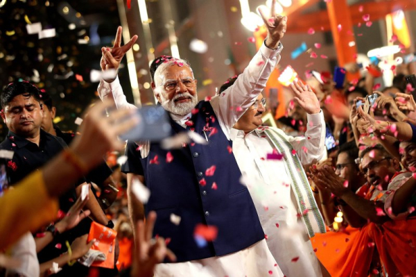 India's Modi declares election victory for his BJP-led coalition, opposition yet to concede