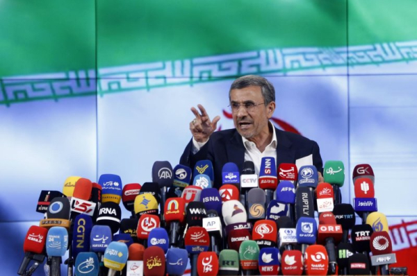 Iranian hard-liner Ahmadinejad seeks presidency