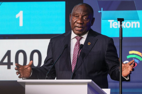 South African Parliament re-elects President Cyril Ramaphosa