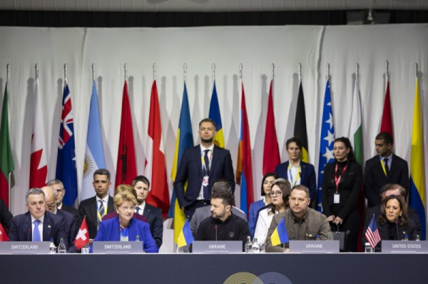 Ukraine peace talks front and center at Switzerland conference