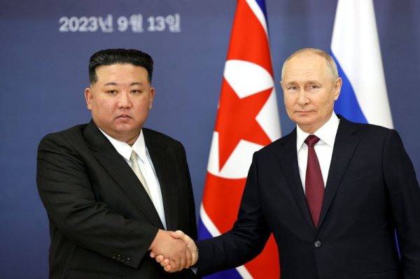 U.S., South Korea hold emergency call over Putin visit to North Korea