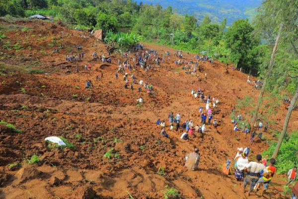 Ethiopian landslide death toll at 257 with 15,515 people needing evacuation