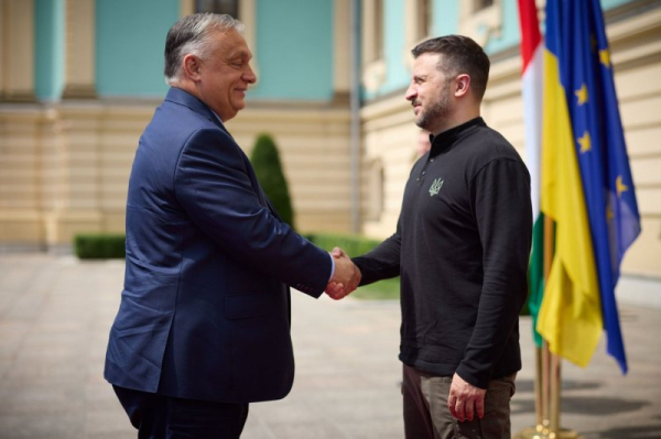 Hungary's Prime Minister Orban in Kyiv for talks with Ukrainian President Zelensky