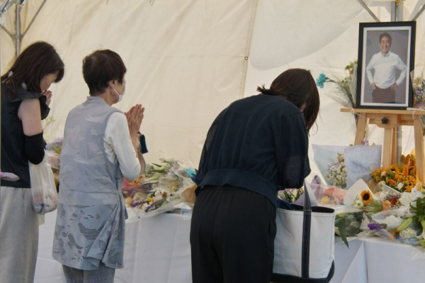 Japan remembers slain former PM Shinzo Abe on shooting anniversary