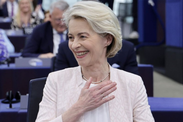 Ursula von der Leyen wins second five-year term as president of European Commission Ursula von der Leyen wins second five-year term as president of European Commission