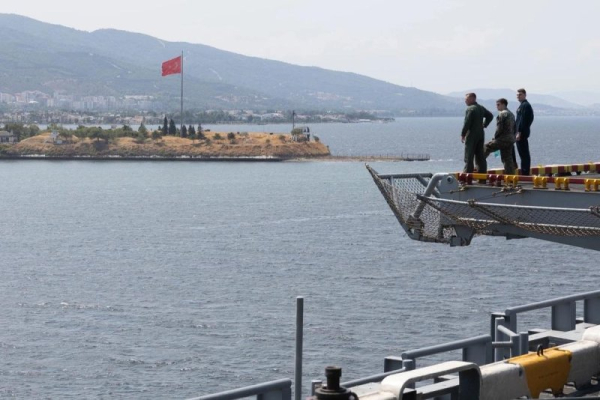 2 U.S. soldiers assaulted in Turkish port city; 15 people detained