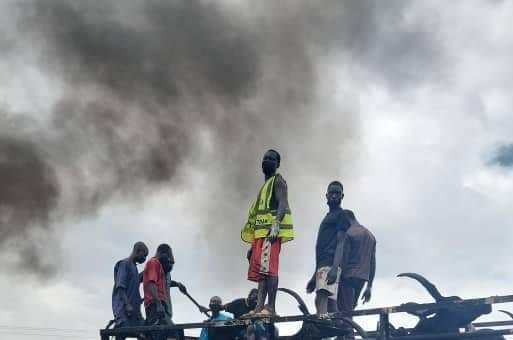48 people confirmed dead in Nigerian fuel tanker collision 48 people confirmed dead in Nigerian fuel tanker collision
