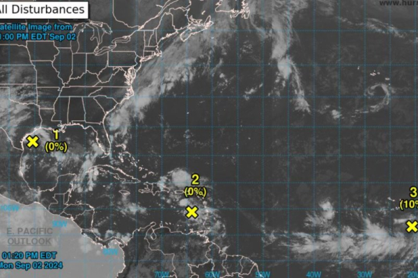 NHC tracking 3 Atlantic disturbances during peak of hurricane season