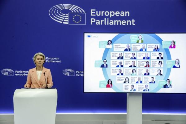 Ursula von der Leyen names 26 members of new European Commission
