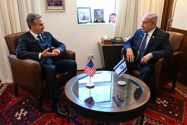 Blinken: Israel taking steps to address Gaza humanitarian crisis; U.S. military aid still at stake