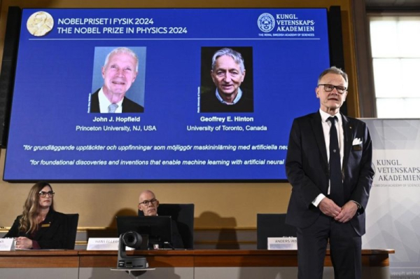 Two artificial intelligence leaders win physics Nobel Prize