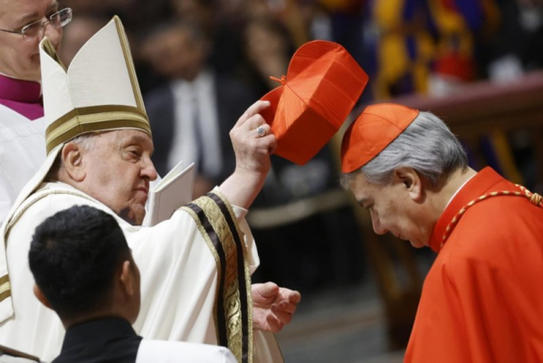 Pope Francis installs 21 new cardinals