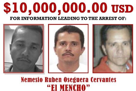 U.S. raises award for info leading to arrest of Mexican drug cartel leader 'El Mencho'