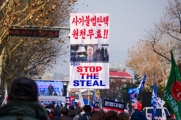 Korean-Americans rally in D.C. against President Yoon's impeachment
