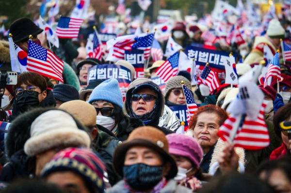 South Korea's Yoon appears at impeachment trial over martial law bid