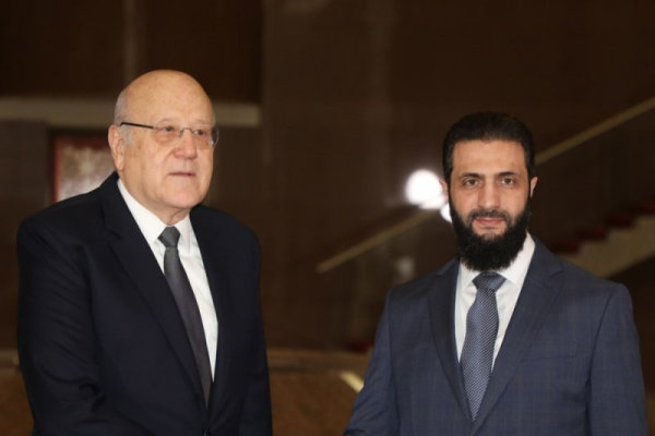 Syria's new ruler pledges long-term strategic ties with Lebanon