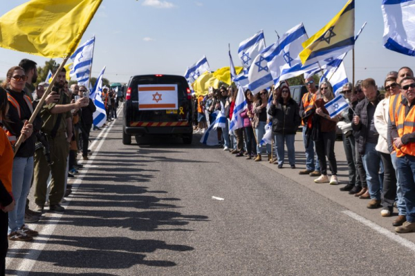 Bibas family funeral draws thousands of Israelis mourning the former Hamas hostages