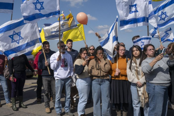 Bibas family funeral draws thousands of Israelis mourning the former Hamas hostages