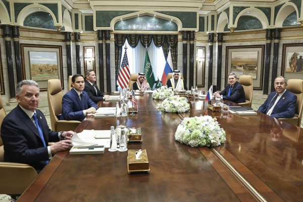 High-level U.S.-Russia talks on Ukraine underway in Saudi Arabia