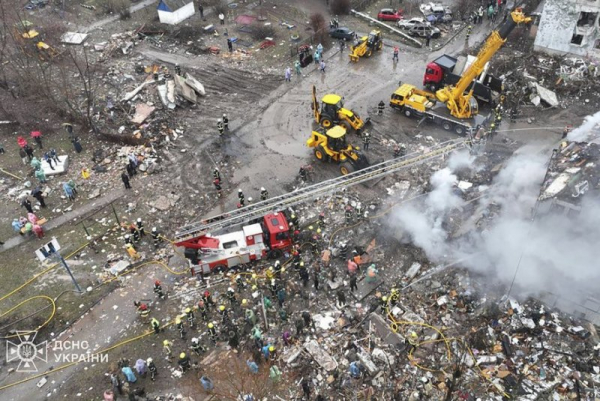 Russian missile, drone assault on Ukraine kills at least 7, blacks out large swathes of country