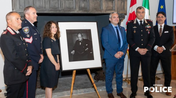 Canadian who stole iconic Winston Churchill portrait sentenced