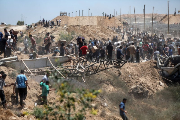 At least 20 killed in crush at Gaza Humanitarian Foundation food hub