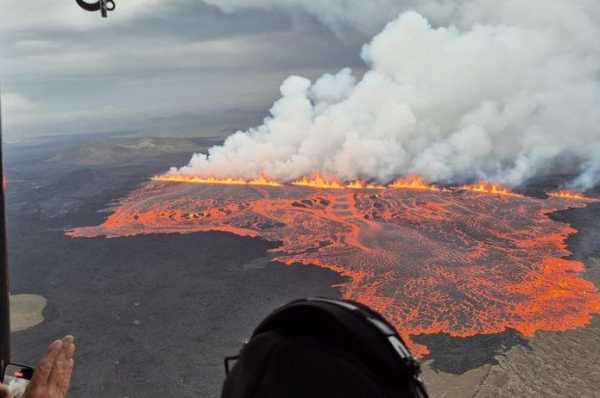 Iceland's once dormant Sundhnukur volcano erupts