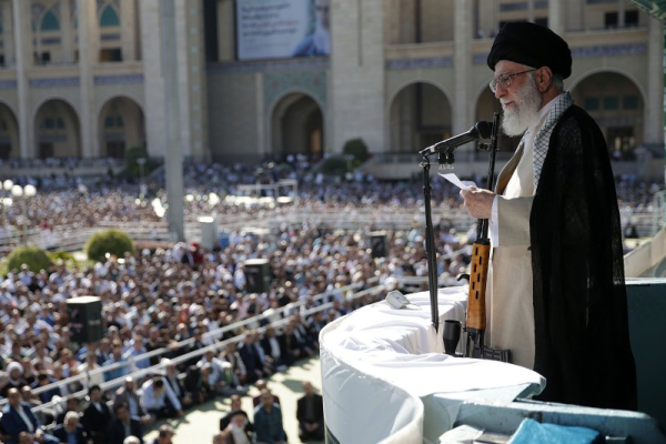 Khamenei seen publicly for first time since end of war with Israel