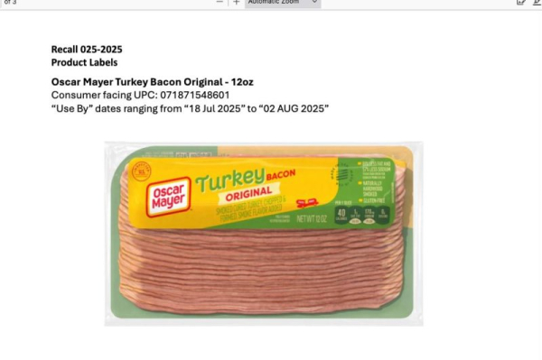 Kraft Heinz recalls 368,000 pounds of fully cooked turkey bacon Kraft Heinz recalls 368,000 pounds of fully cooked turkey bacon